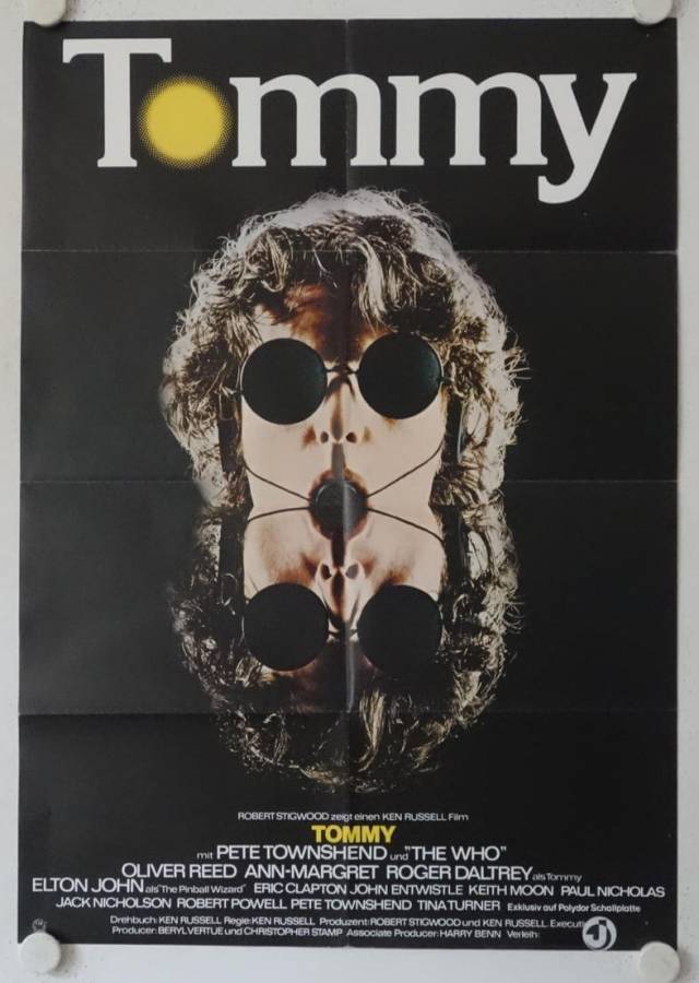 Tommy original release german movie poster